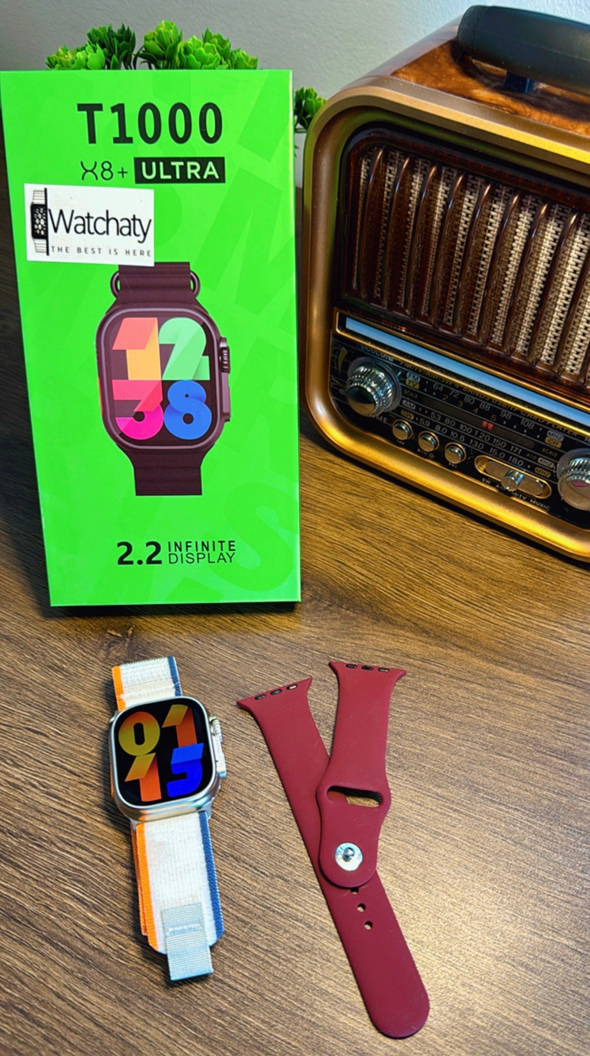 ساعة T1000 Ultra 2 الذكية - شكل ساعة Apple Ultra 2