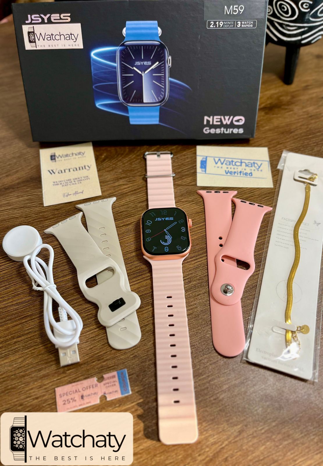 JSYES M59 Pro 3 (وردي)